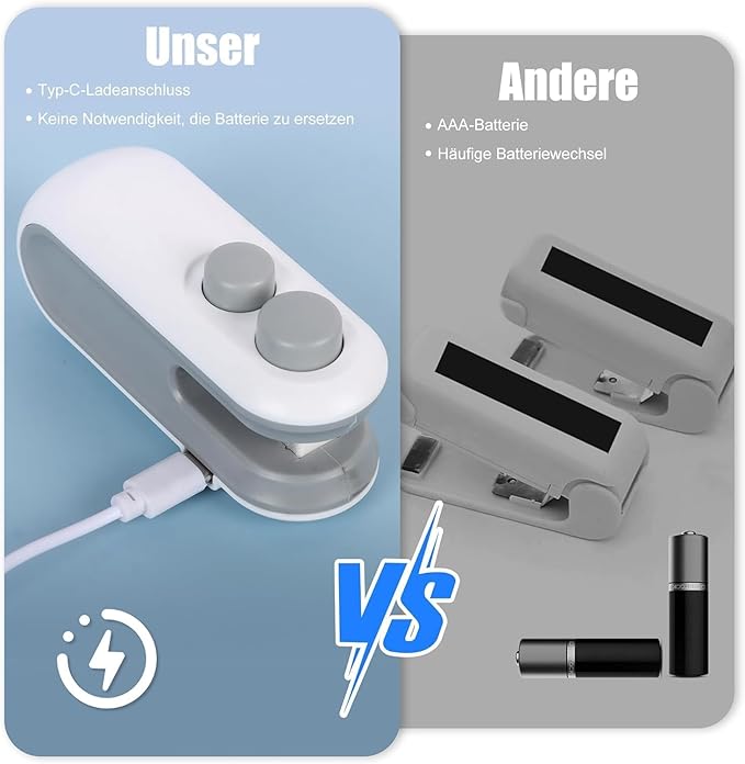 ✨ 2-in-1 Mini Bag Sealer & Cutter! The Kitchen Gadget You NEED! ✨