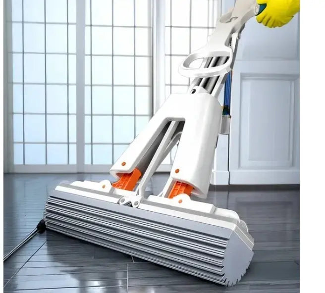 HygienePro 4-in-1 Foldable Squeeze Mop & Wiper: The Ultimate Hands-Free Home Cleaning System ✨